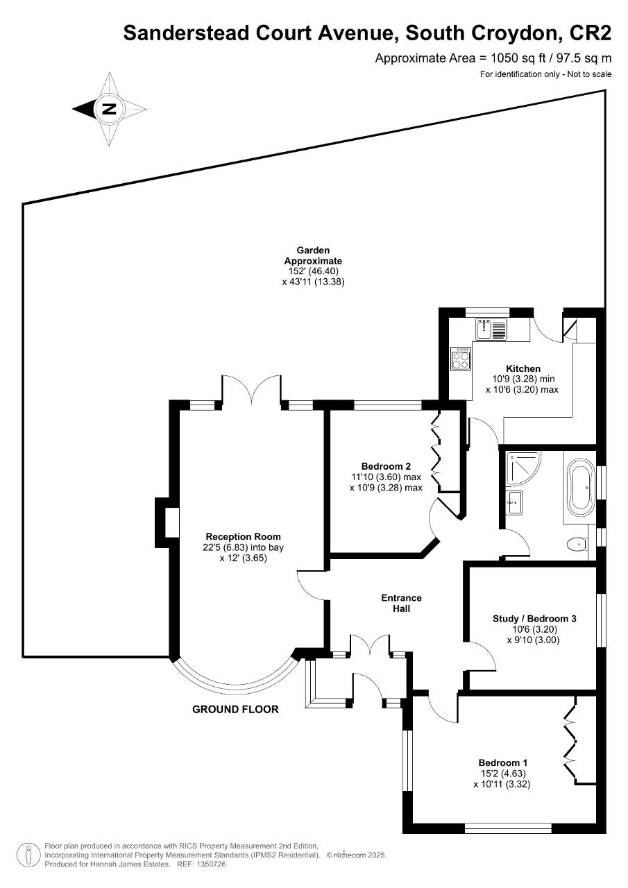 Floorplan of Sanderstead Court Avenue, Sanderstead, Surrey, CR2 9AW