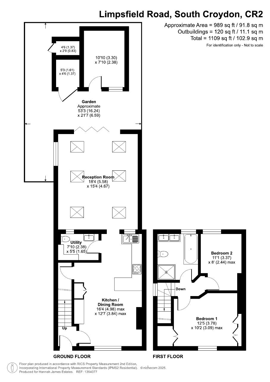 Floorplan of Limpsfield Road, South Croydon, Surrey, CR2 9DE