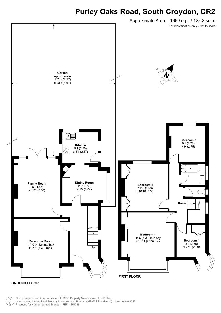Floorplan of Purley Oaks Road, Sanderstead, CR2 0NW