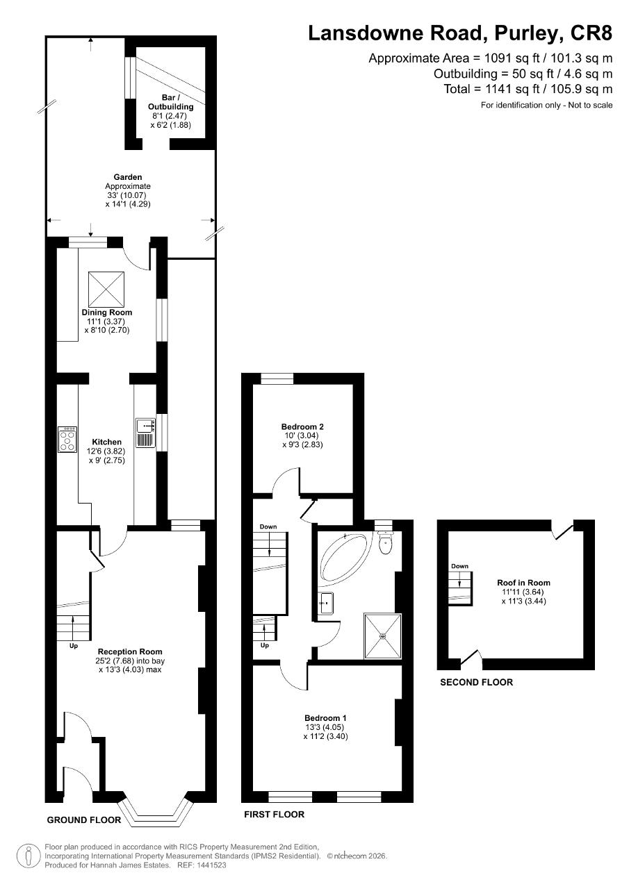 Floorplan of Lansdowne Road, Purley, CR8 2PB